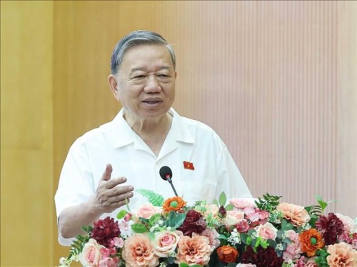 Tổng Bí thư Tô Lâm tiếp xúc cử tri Hà Nội trước kỳ họp thứ 9, Quốc hội khóa XV