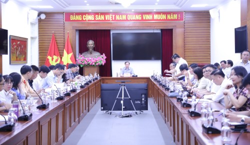 1200 sinh viên Trường Đại học Văn hóa Hà Nội tham gia xếp hình nghệ thuật trong sự kiện A80