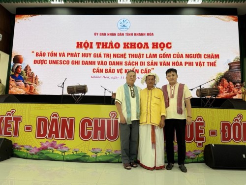 Khánh Hòa: Bảo tồn nghệ thuật làm gốm Chăm gắn với sinh kế cộng đồng