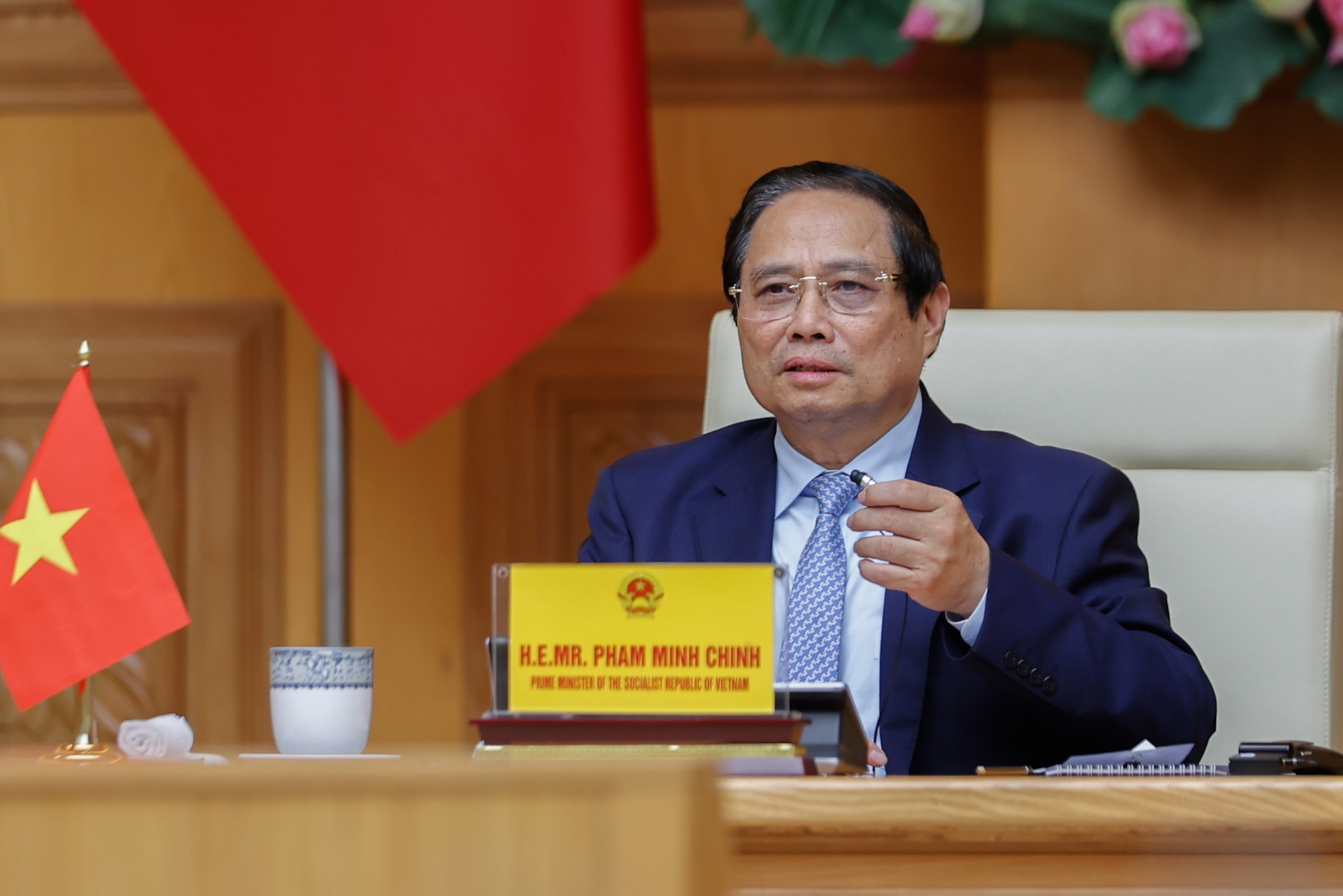 Thủ tướng Phạm Minh Chính khẳng định chuyển đổi xanh là xu thế tất yếu, là động lực đột phá là ưu tiên hàng đầu.
