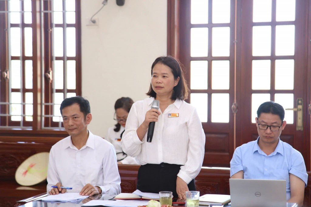 Bà Nguyễn Thị Thùy Liên, Trưởng ban Quản lý Di tích Côn Sơn Kiếp Bạc