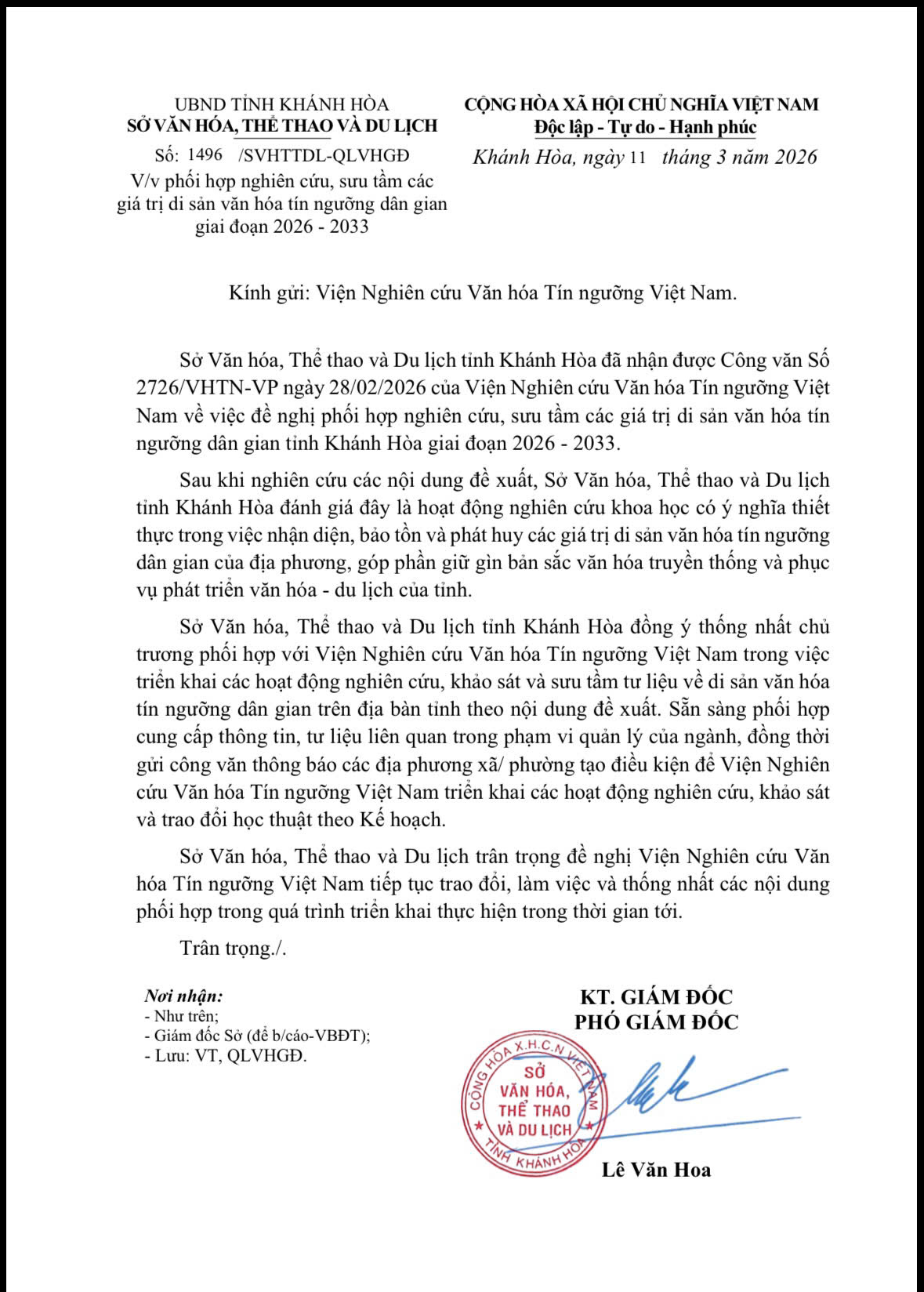 Văn bản khánh hòa